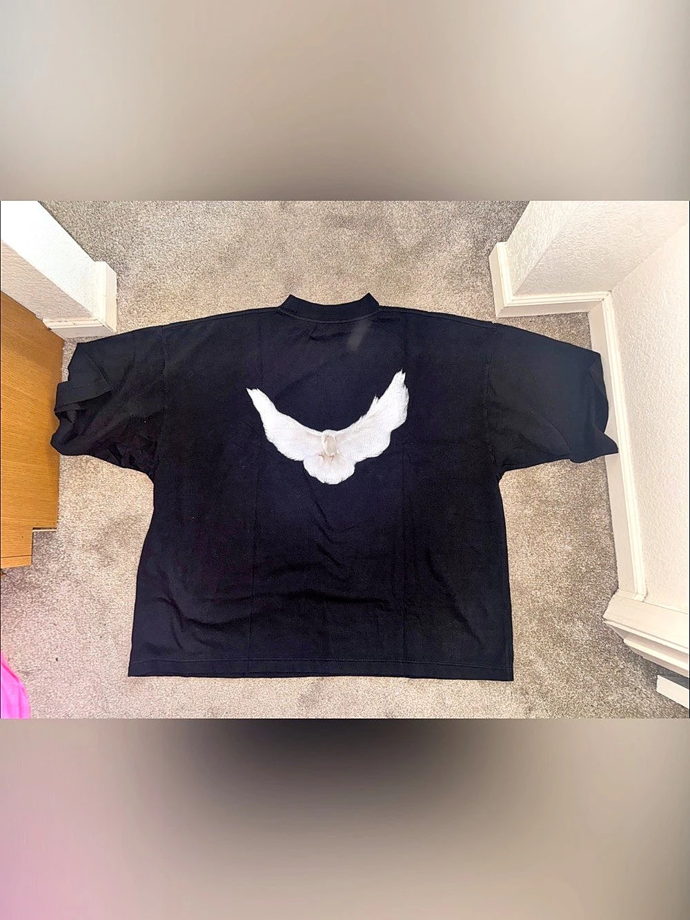 YZY x GAP collab Graphic Tee in Black & White